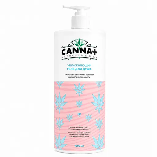 Увлажняющий гель для душа CANNA+ Hydrating Body Wash 1000 мл