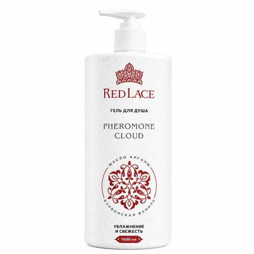 Гель для душа с феромонами Red Lace Pheromone Cloud Бурбонская Ваниль&Аргановое Масло 1000 мл